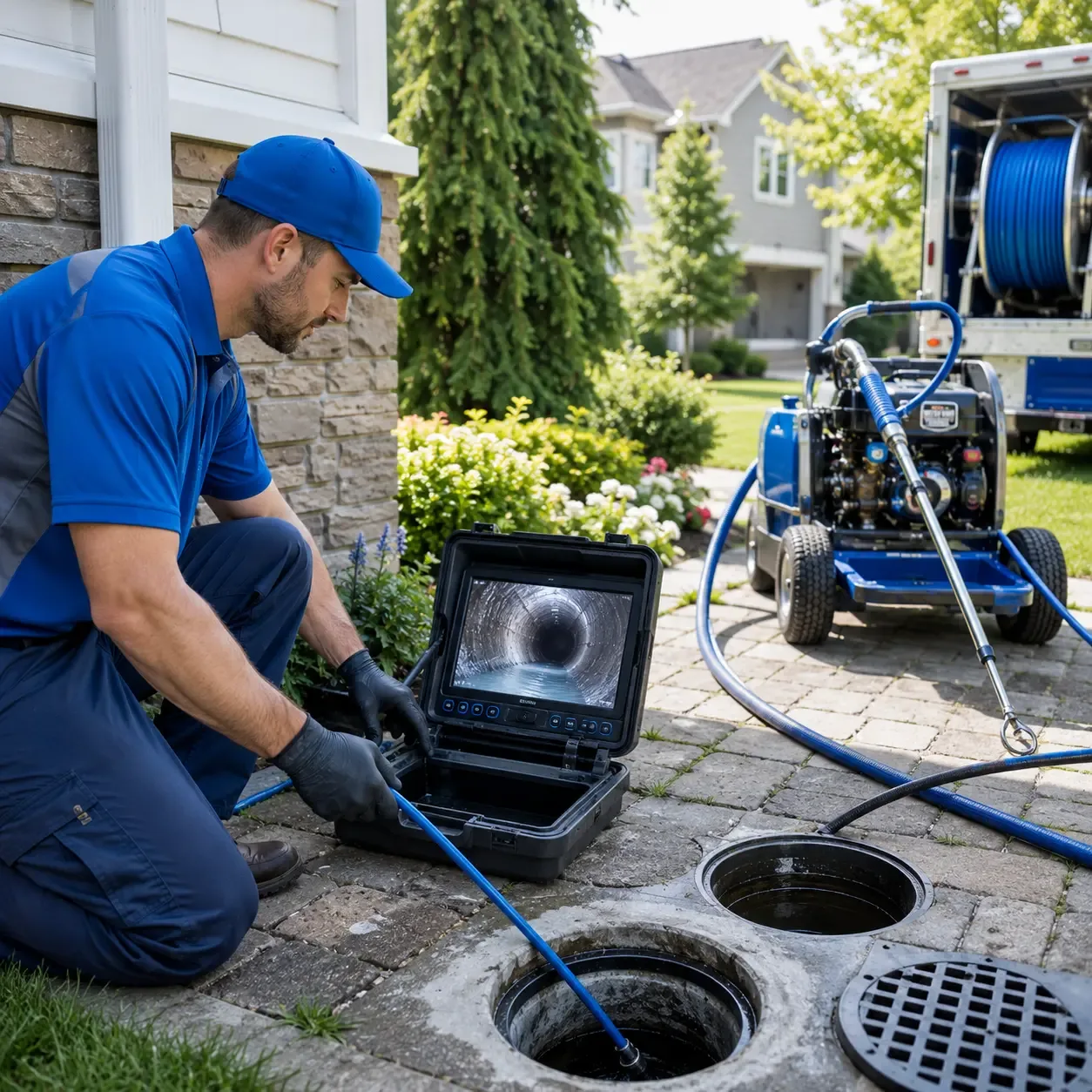 Outdoor drain cleaning professionals serving Sontag, MS