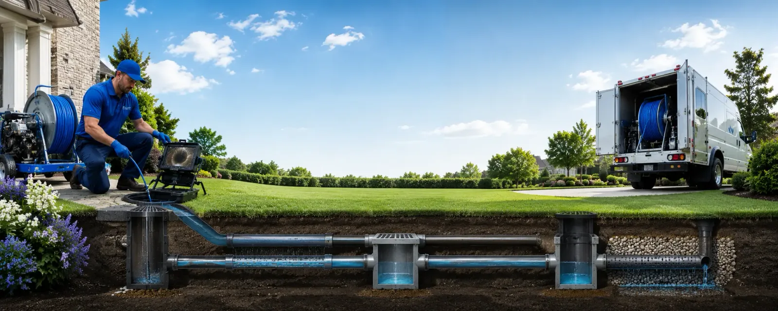 Outdoor drain cleaning information for Sontag, MS